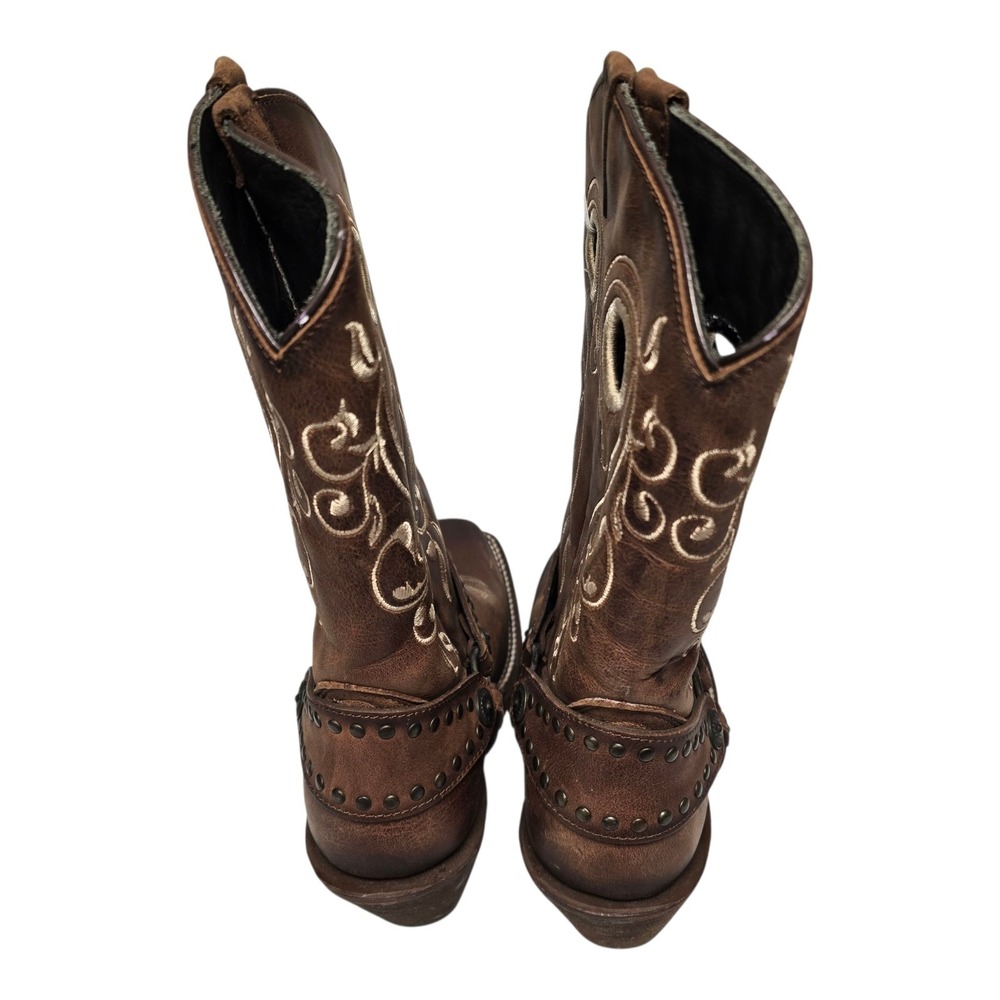 NWT J.B. Dillon Reserve Women's Size 10 B Brown Western Boots NEW TAGS - Picture 3 of 7